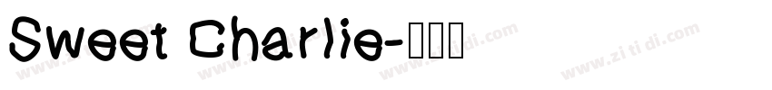 Sweet Charlie字体转换
